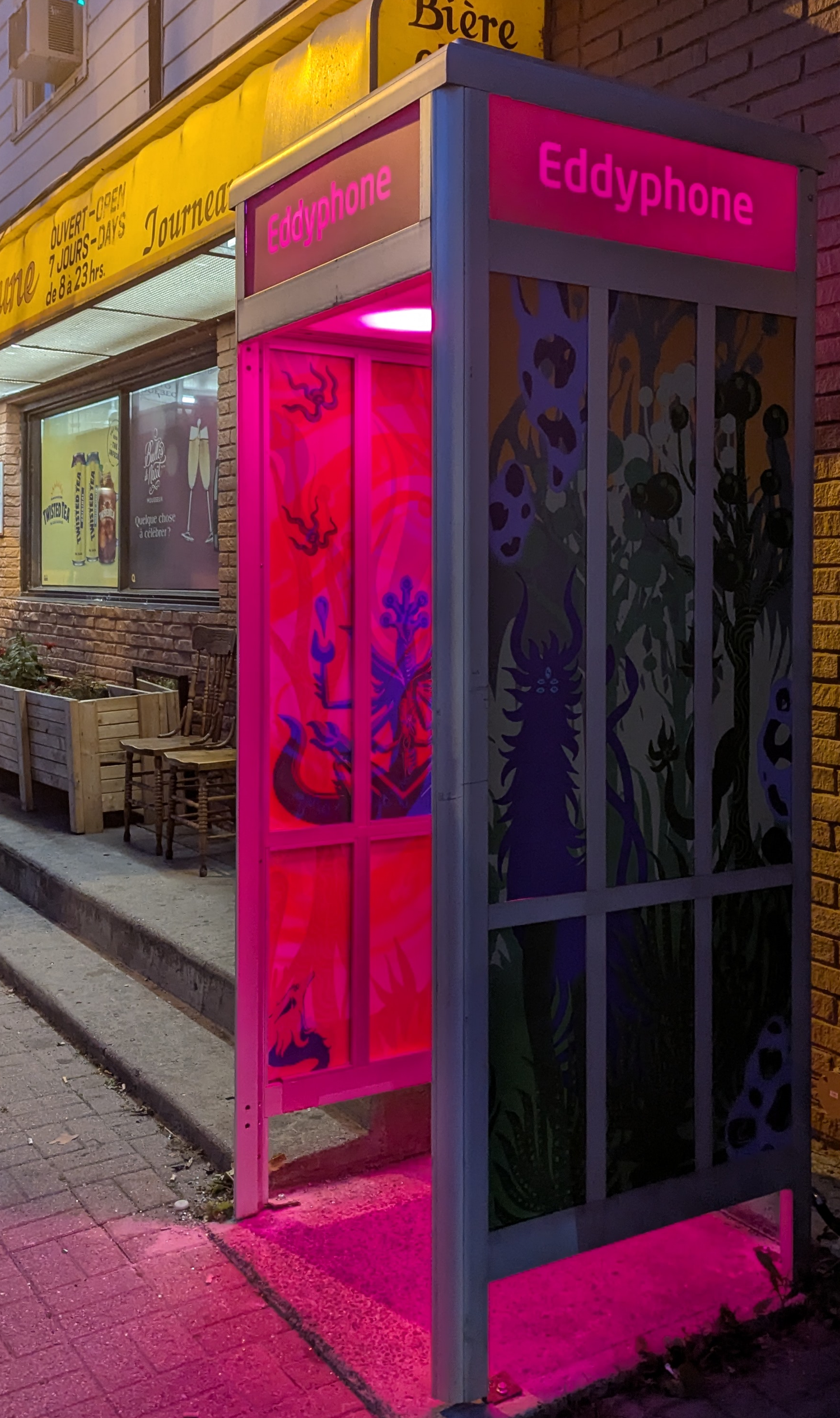 Eddyphone installation by Eric Lord